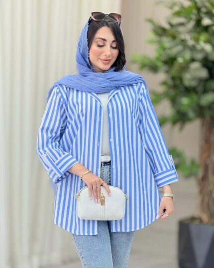 شوميز مانتوى راه راه 1268